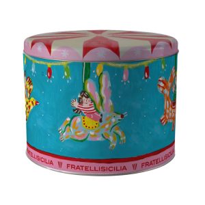 La Giostra -PREMIUM CLASSIC PANETTONE con arancia rossa e uvetta siciliana – 72 ore di lenta lievitazione